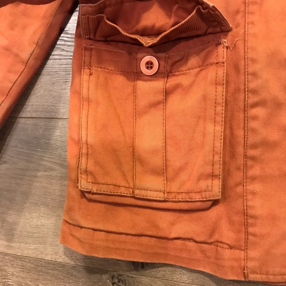 RVCA Rust Military Canvas Jacket - Picture 4 of 14